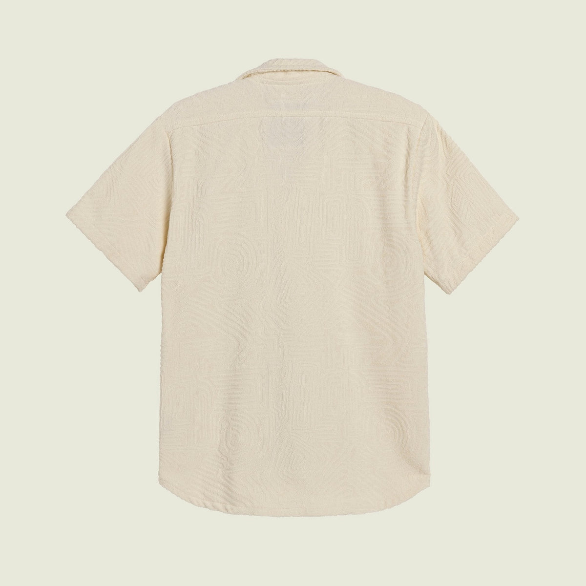 OAS Cuban Terry Shirt - Cream Golconda