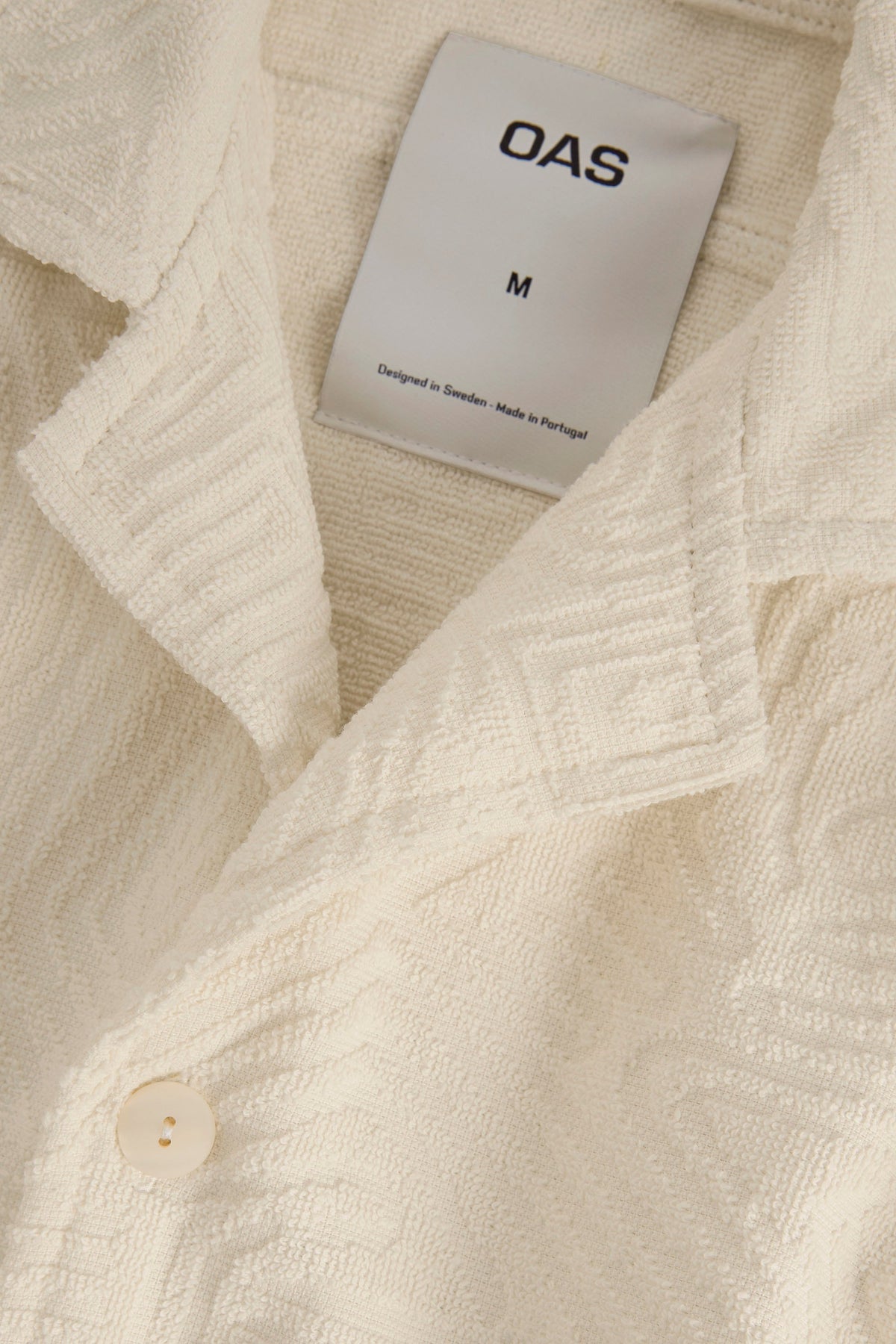 OAS Cuban Terry Shirt - Cream Golconda