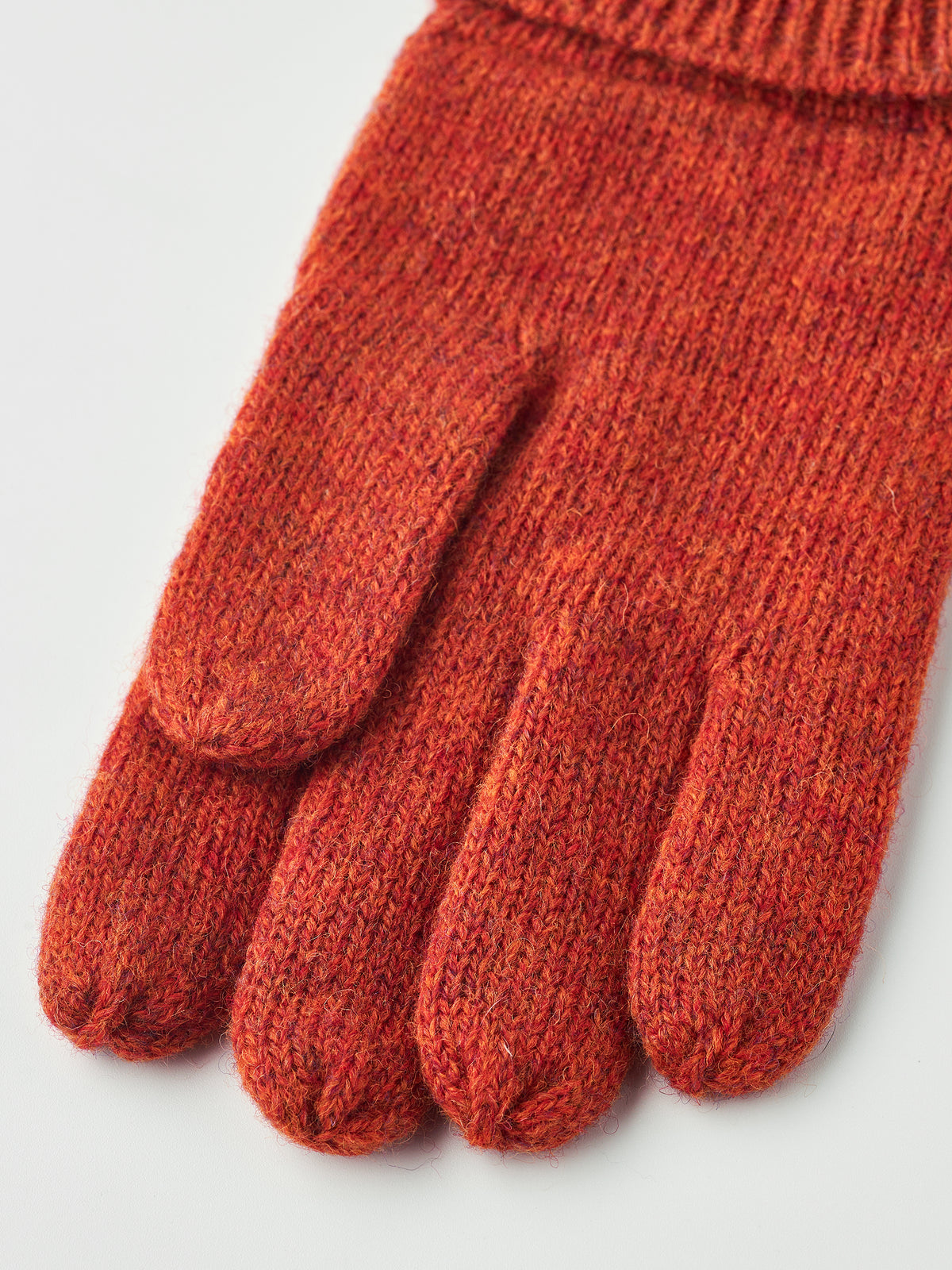 Hestra Raggwool Glove - Brick Red