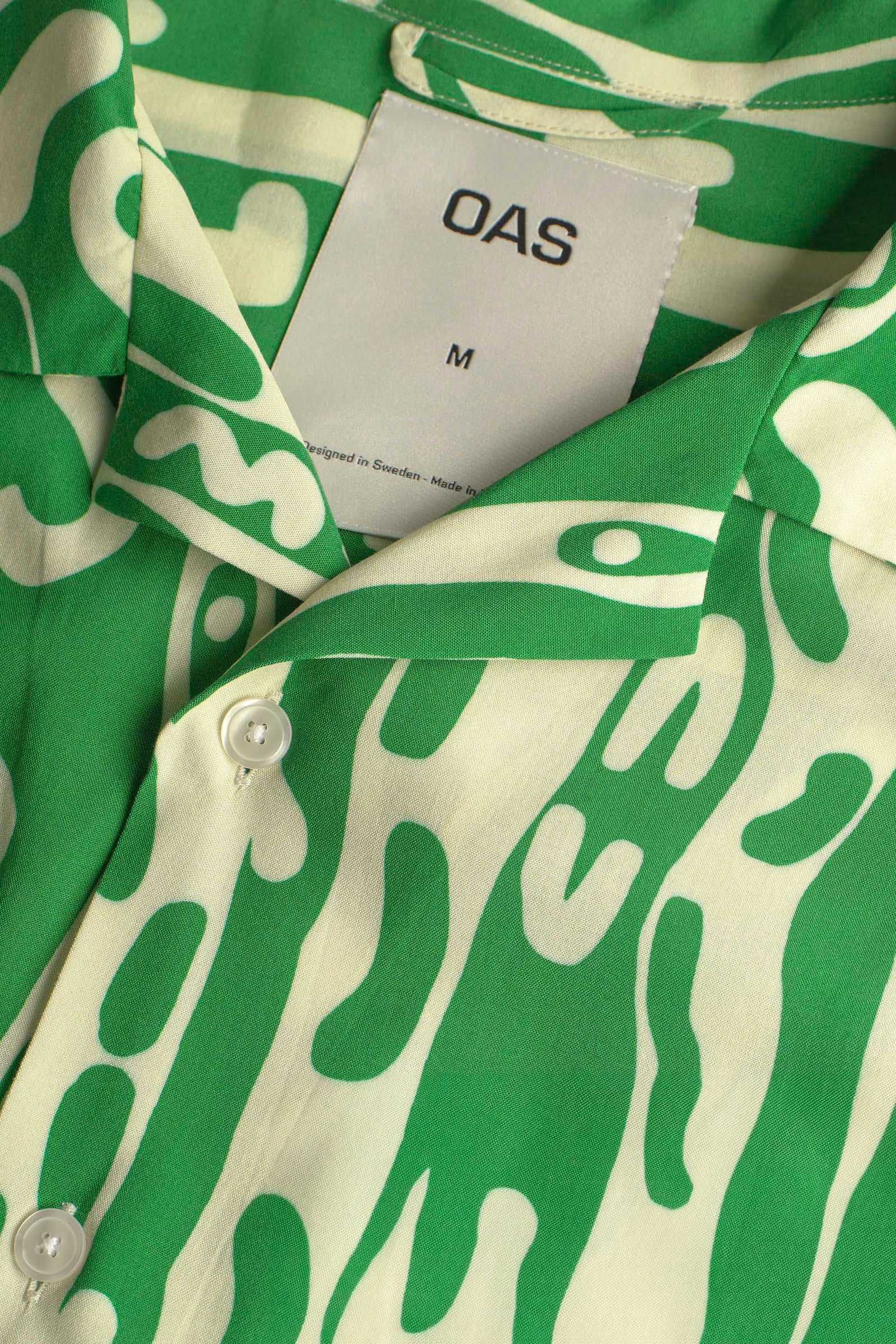 OAS Viscose Shirt - Verdant Jiggle