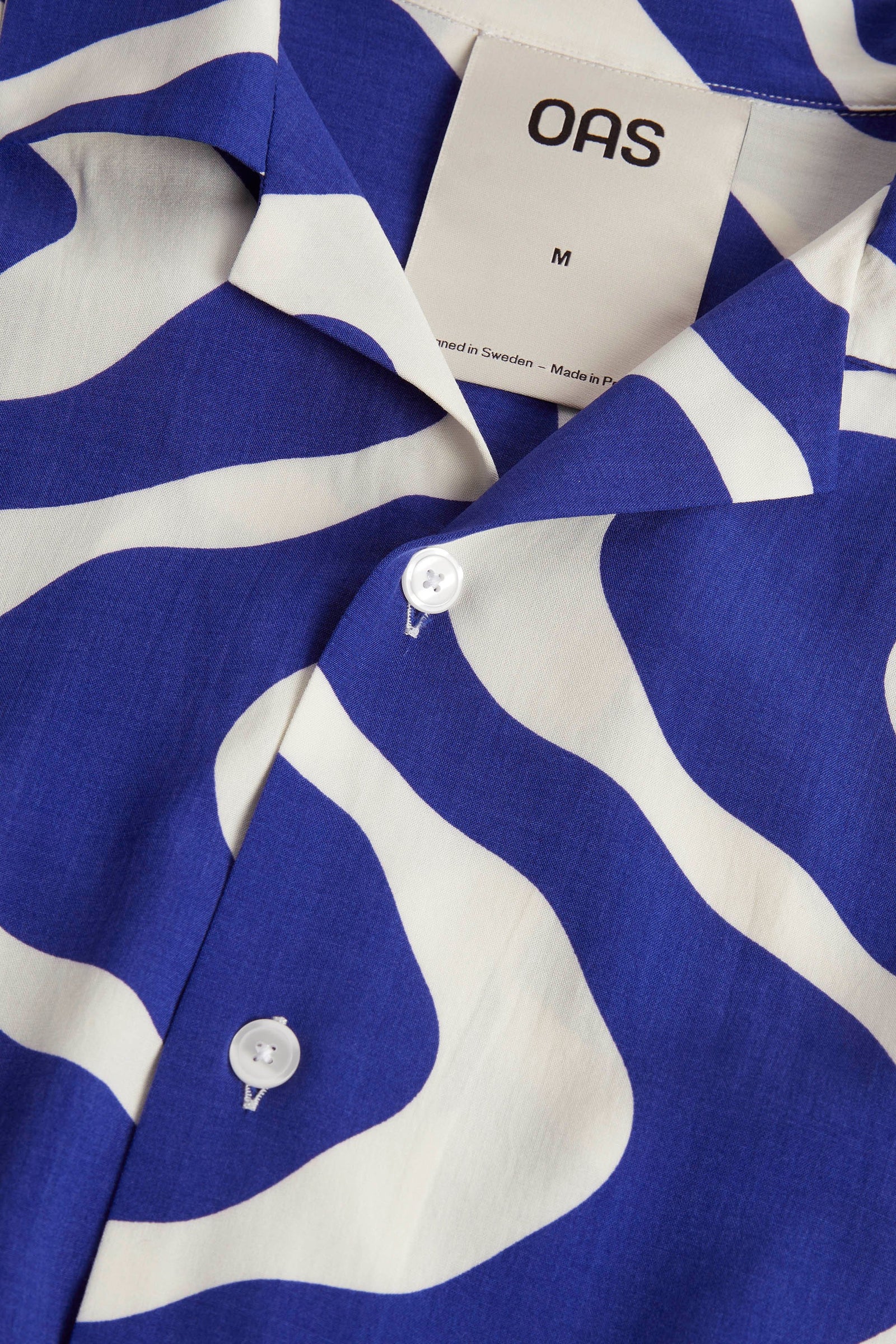 OAS Viscose Shirt - Blue Rippling
