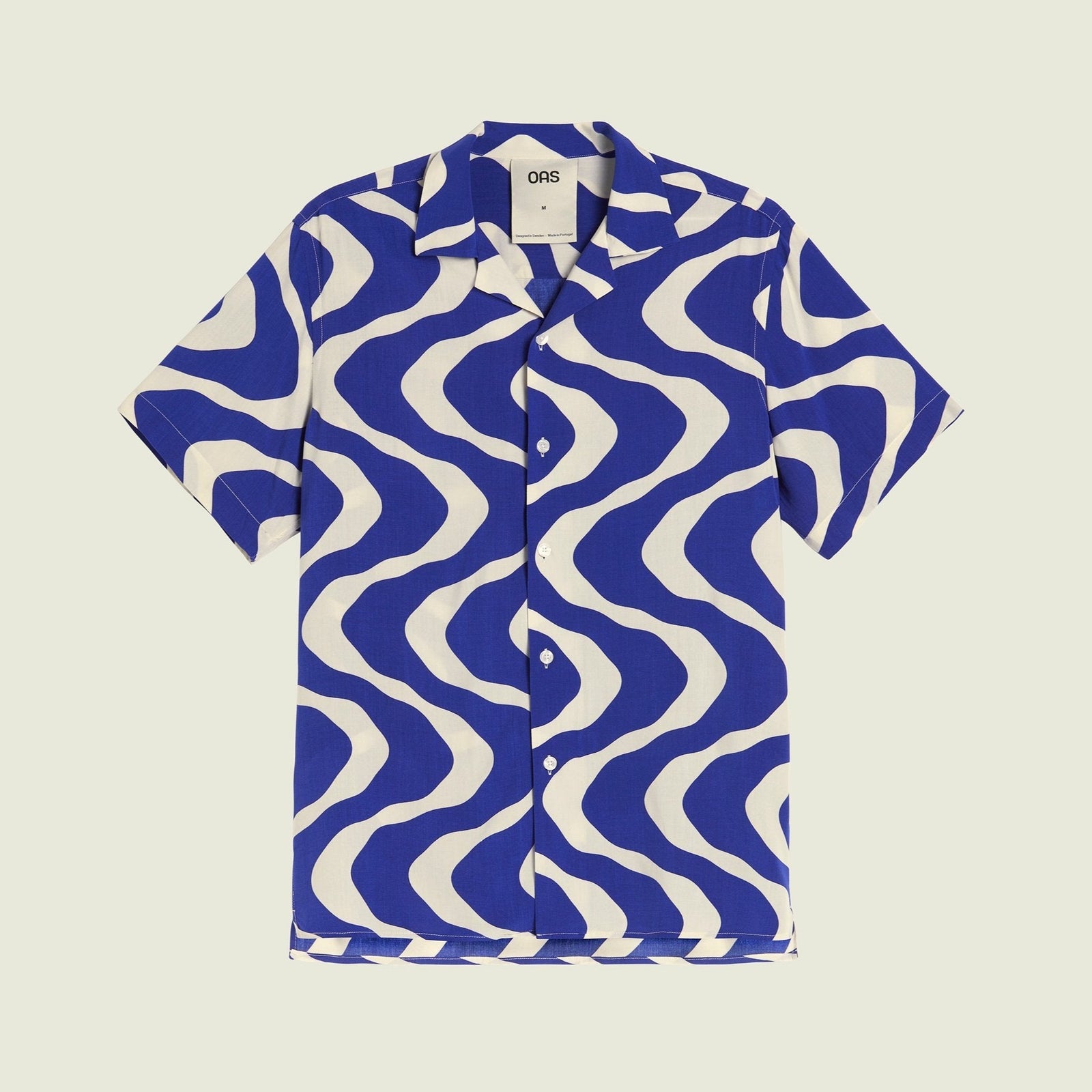 OAS Viscose Shirt - Blue Rippling
