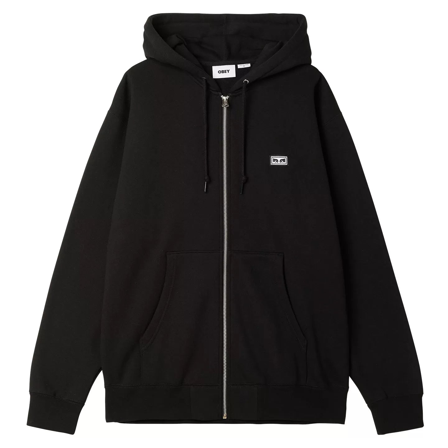Obey Established Works Eye Zip Hood - Black