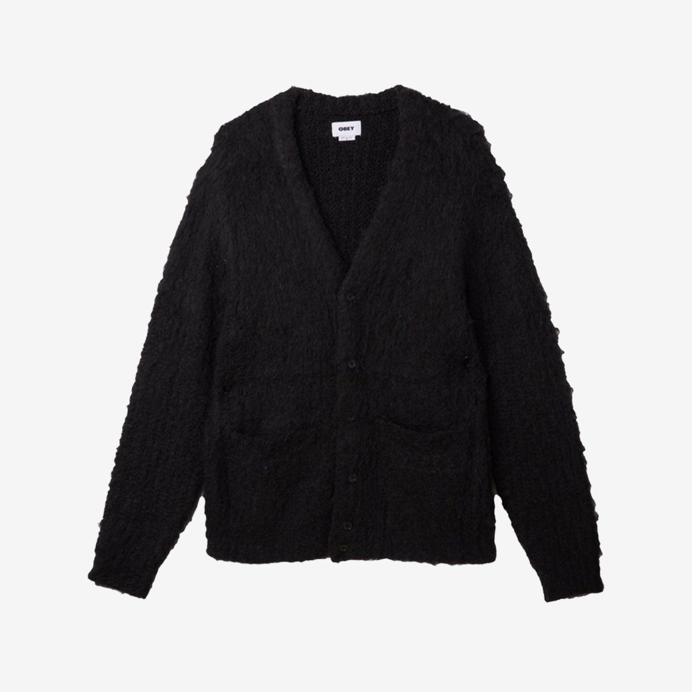 Obey Patron Cardigan - Black