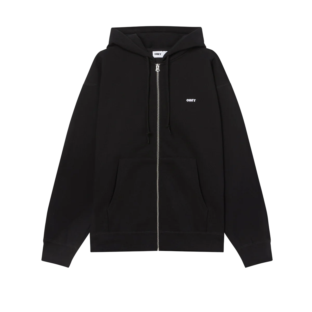 Obey Established Works Bold Zip Hood - Black