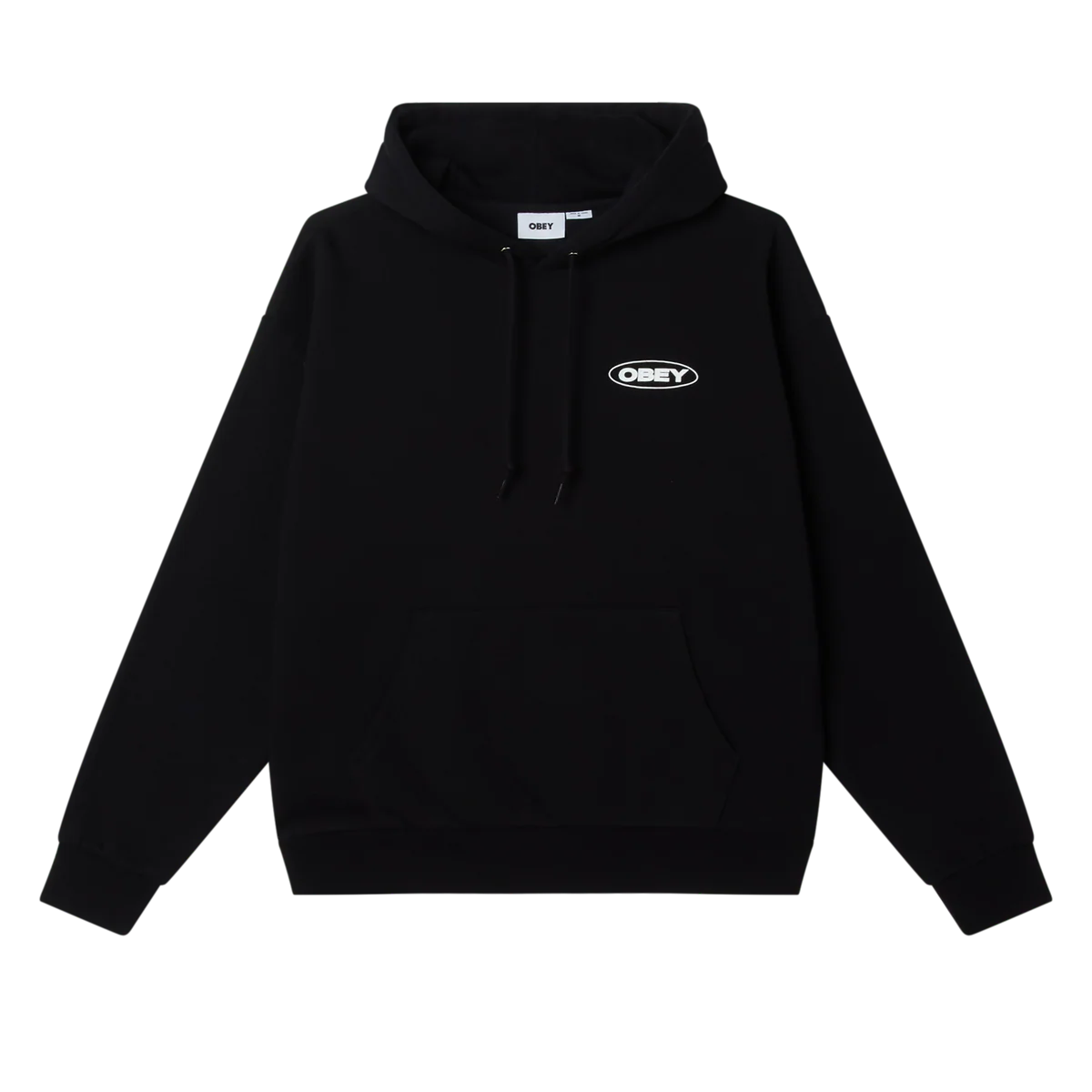 Obey Oval Cities Hood - Black