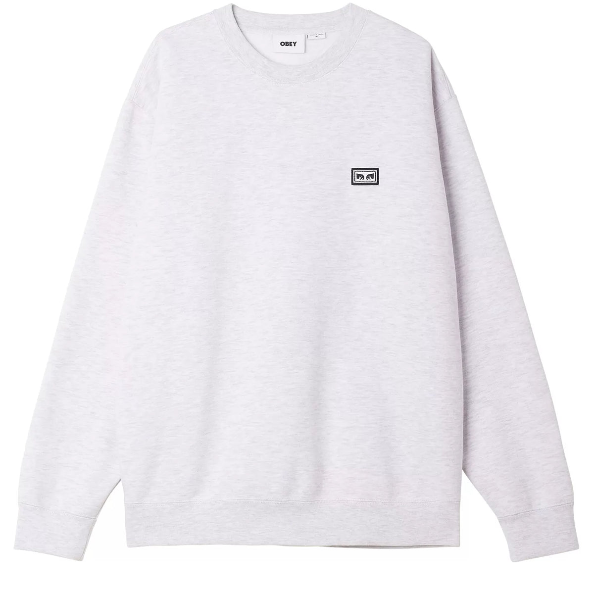Obey Established Works Eyes Crew - Ash Grey