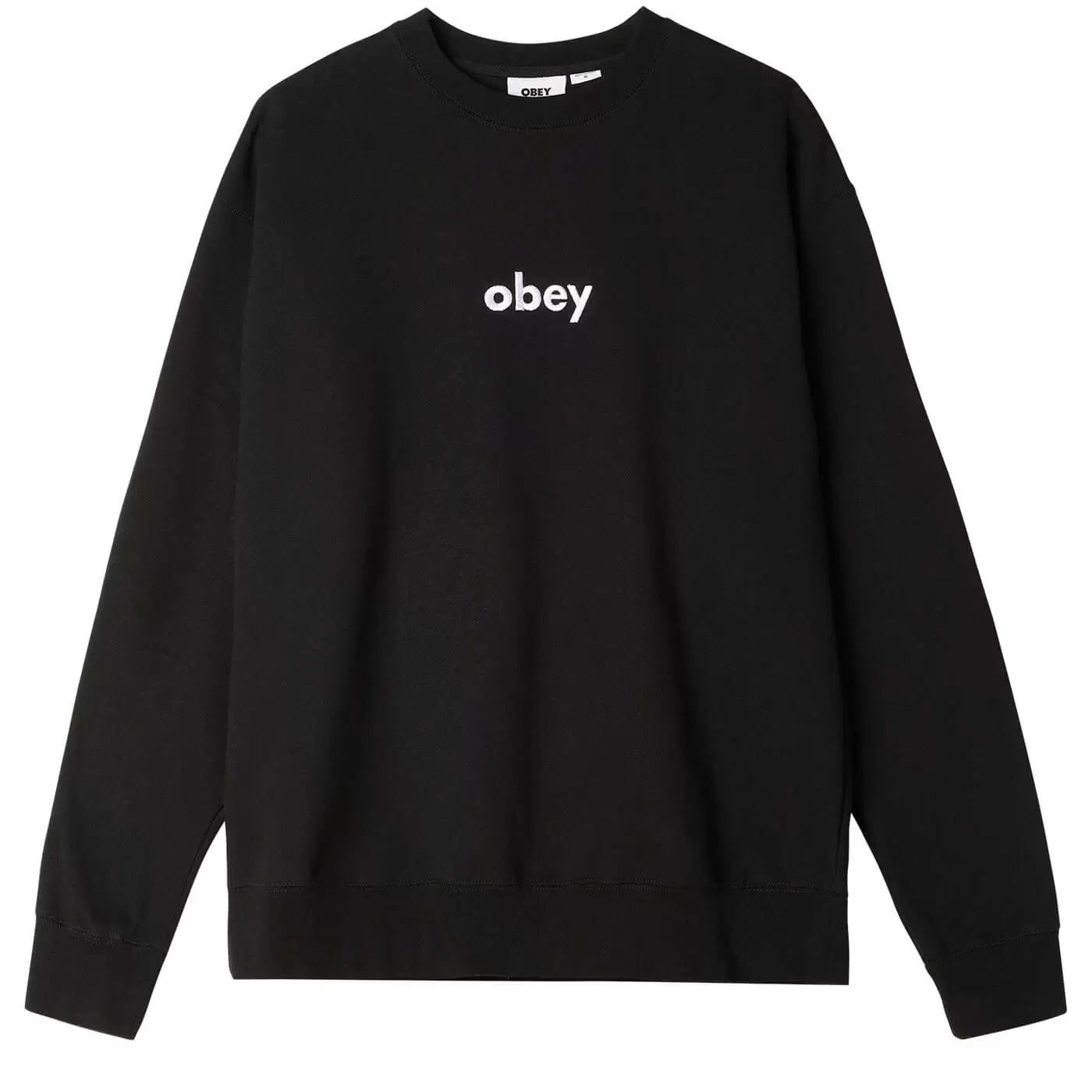 Obey Lowercase Crew - Black