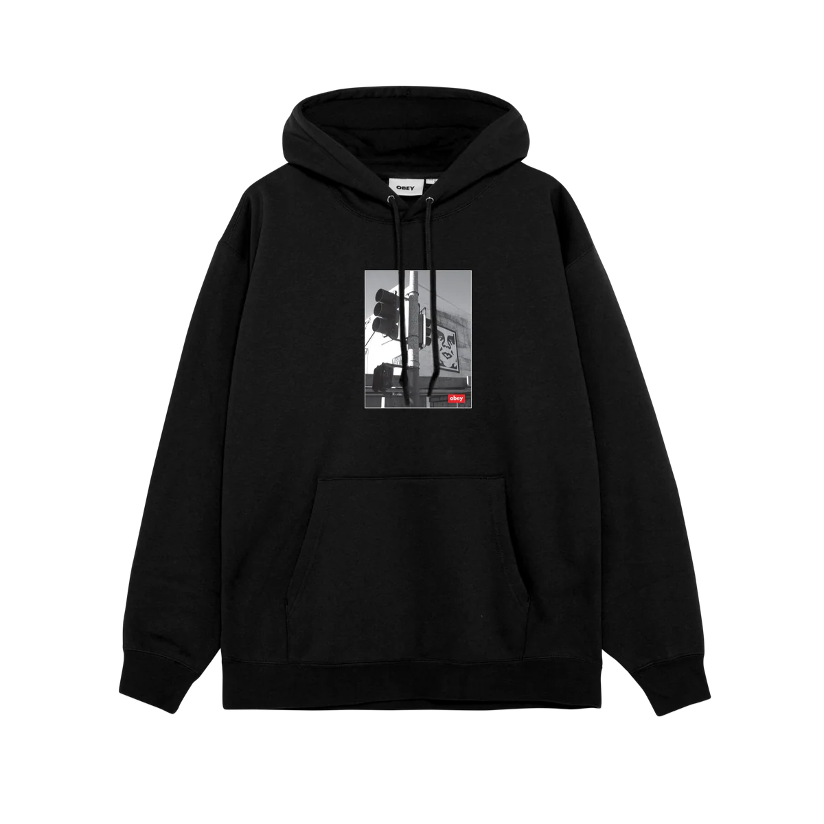Obey Los Angeles Photo Hood - Black