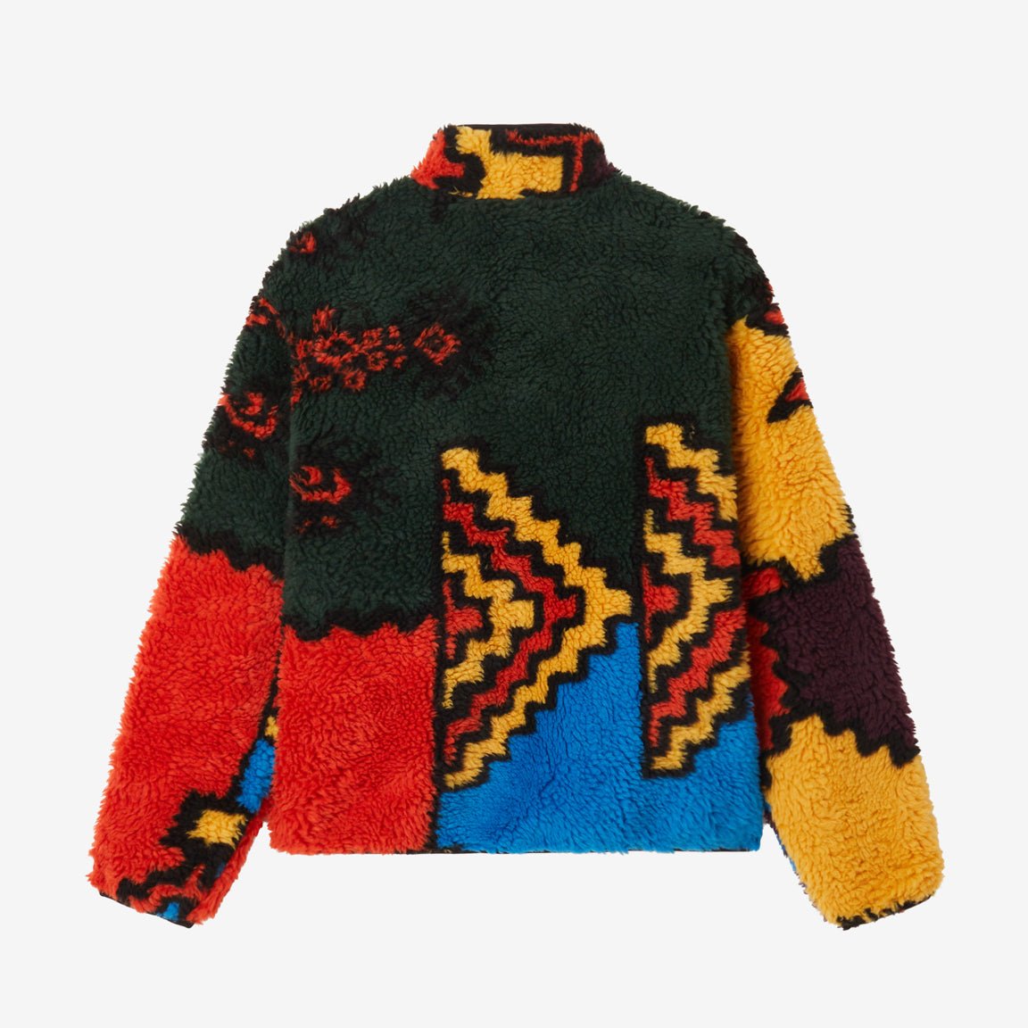 Obey Moroccan Rug Sherpa Jacket - Bright Multi