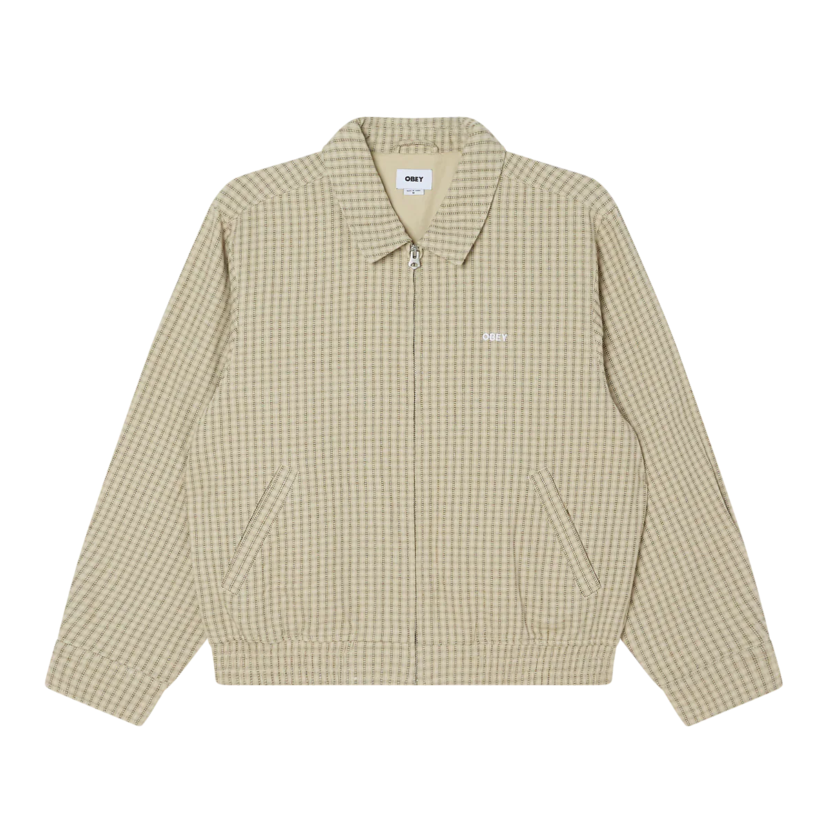 Obey Luther Blouson Jacket - Abbey Stone