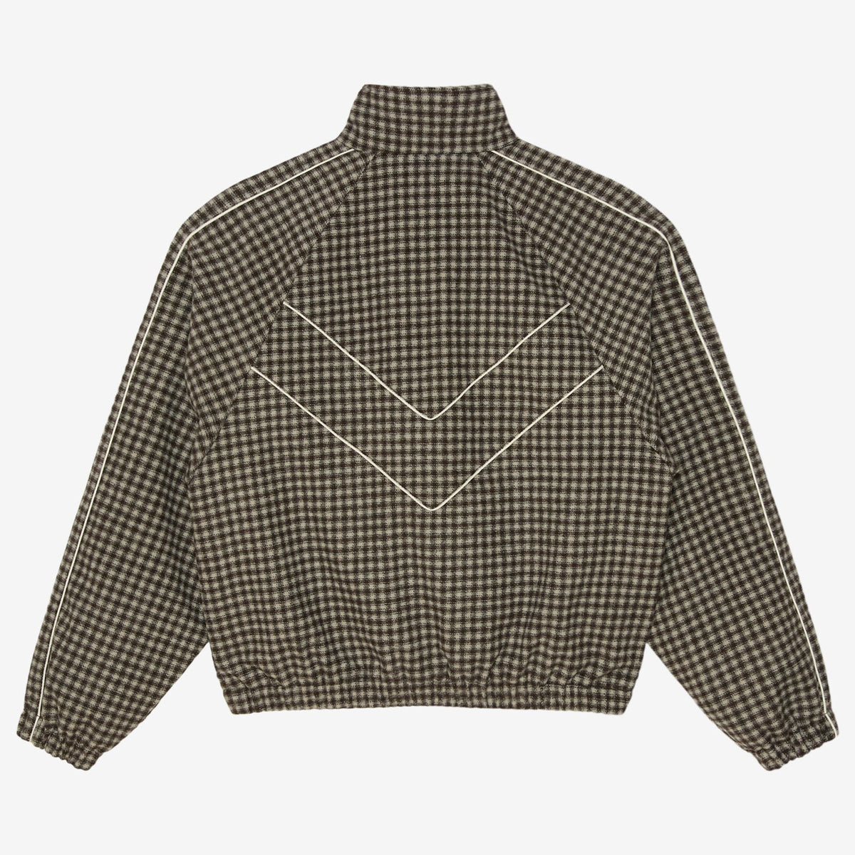 Obey Leisure Training Jacket - Abbey Stone Plaid