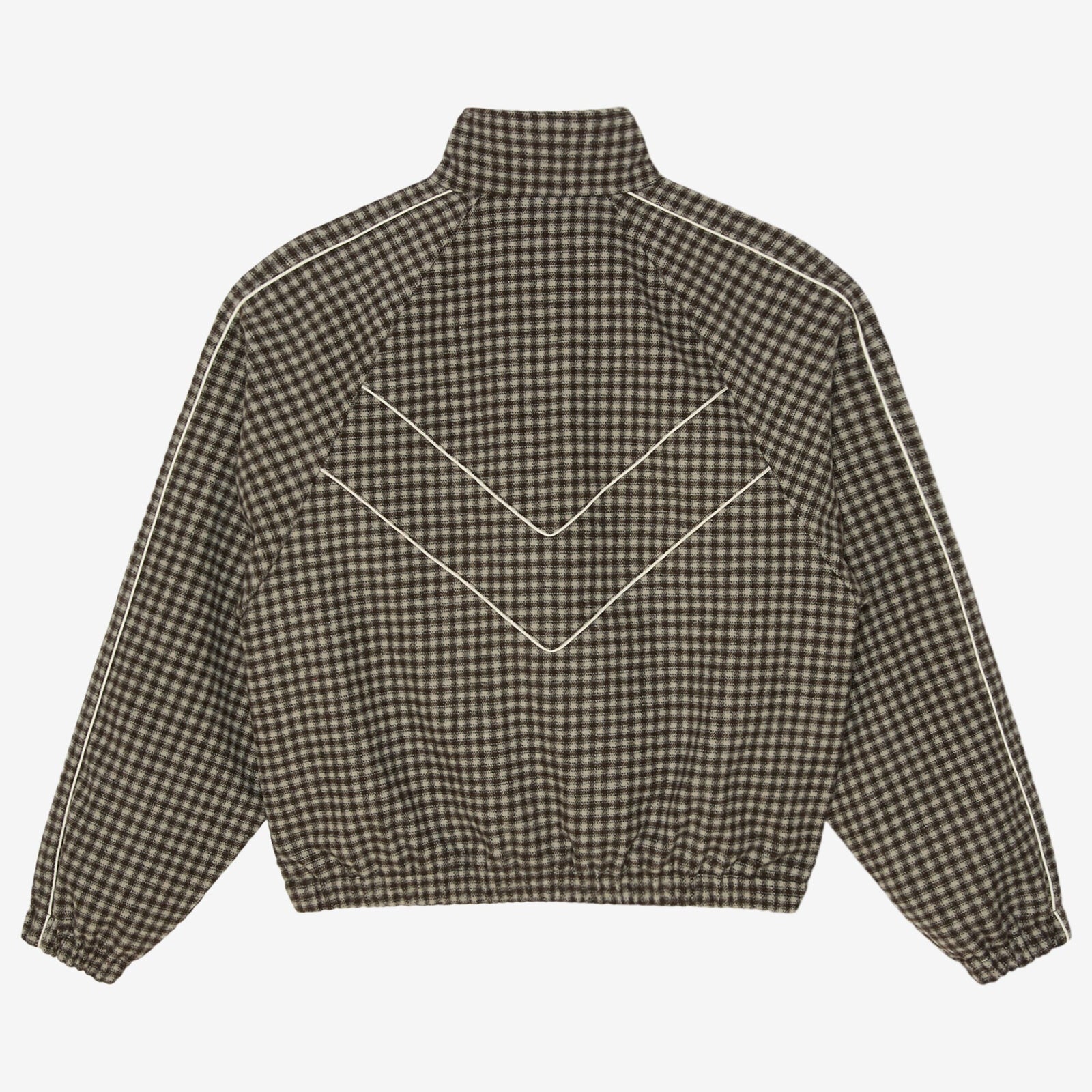 Obey Leisure Training Jacket - Abbey Stone Plaid