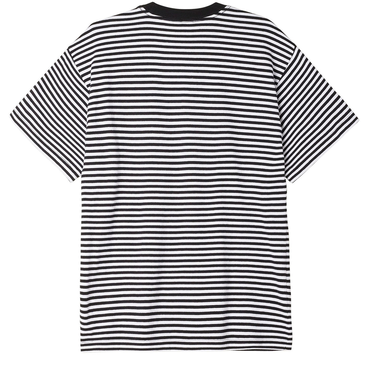Obey Established Works Stripe T-Shirt - Black