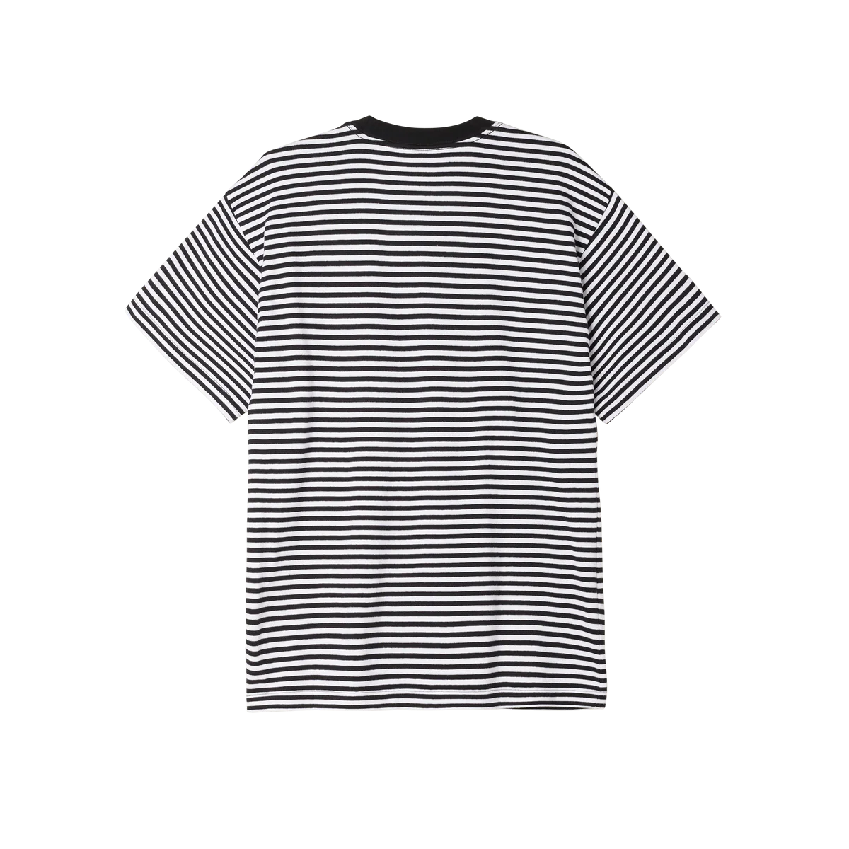 Obey Established Works Eyes Stripe T-Shirt - Black / Multi