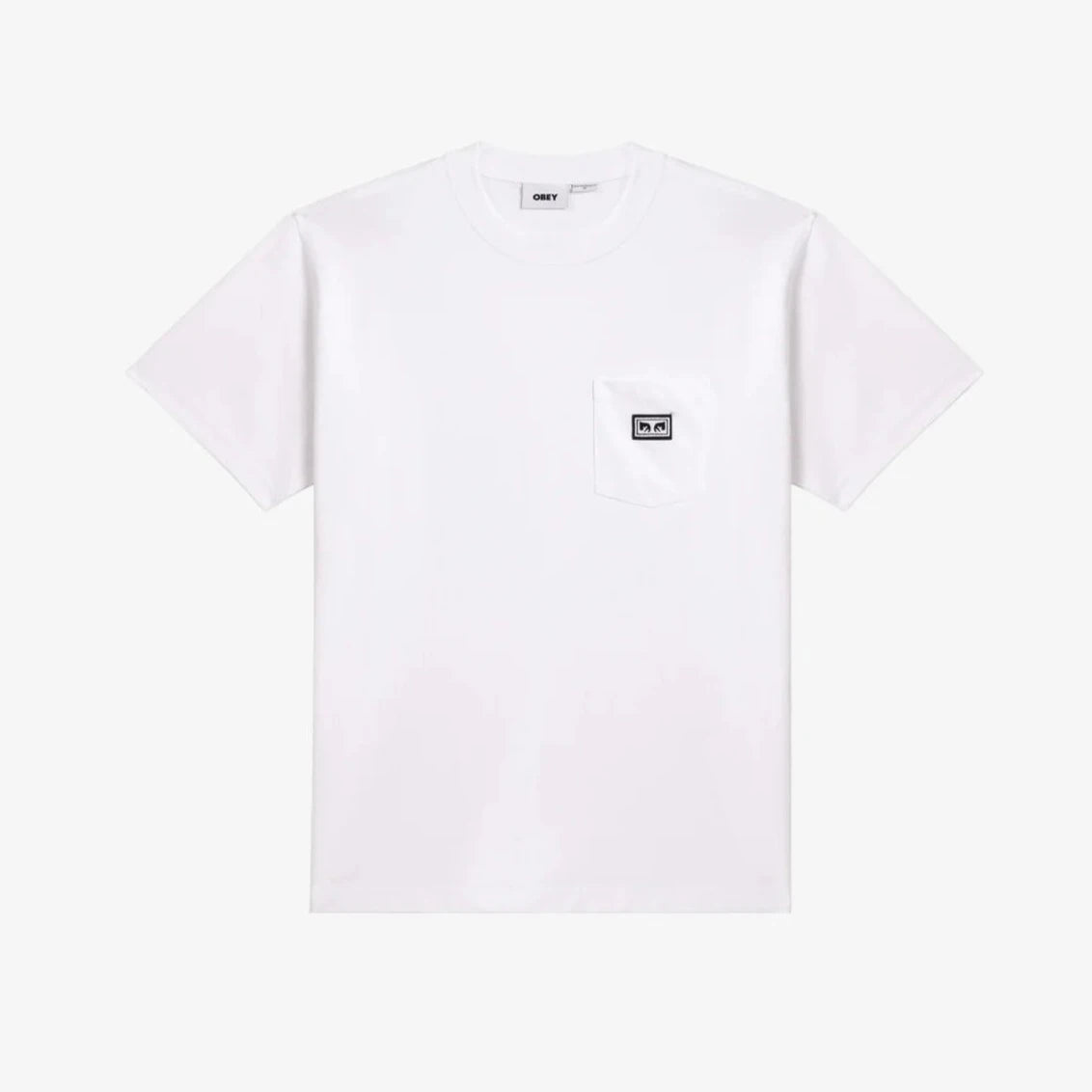 Obey Established Works Eyes Pocket T-Shirt - White