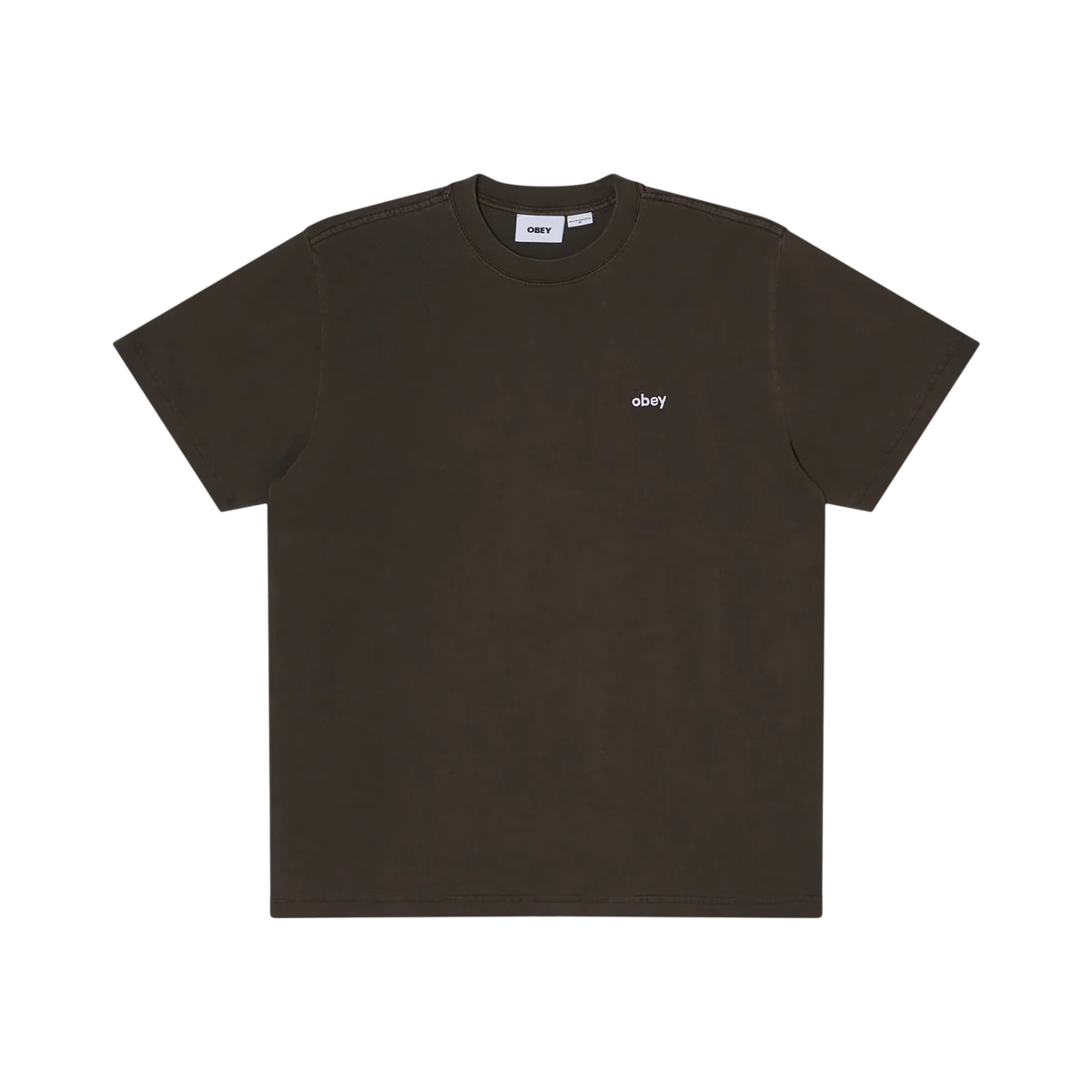 Obey Lowercase Pigement T-Shirt - Pigment Black Olive