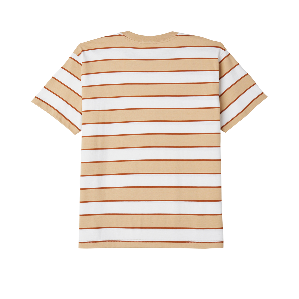 Obey Sandborn Stripe T-Shirt - Irish Cream