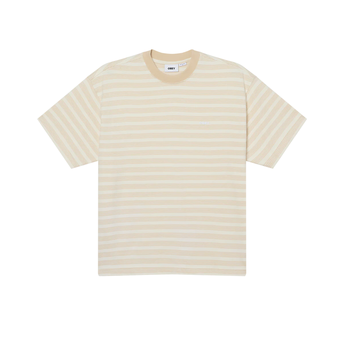 Obey Cordell T-Shirt - Antique White