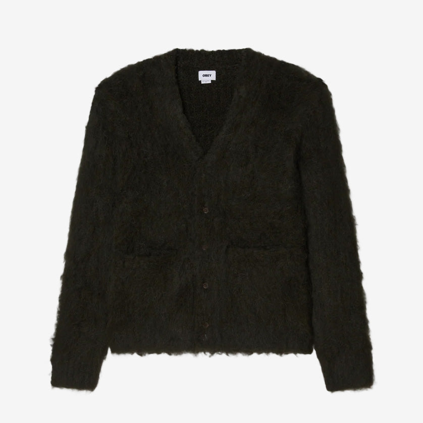 Obey Patron Cardigan - Rosin
