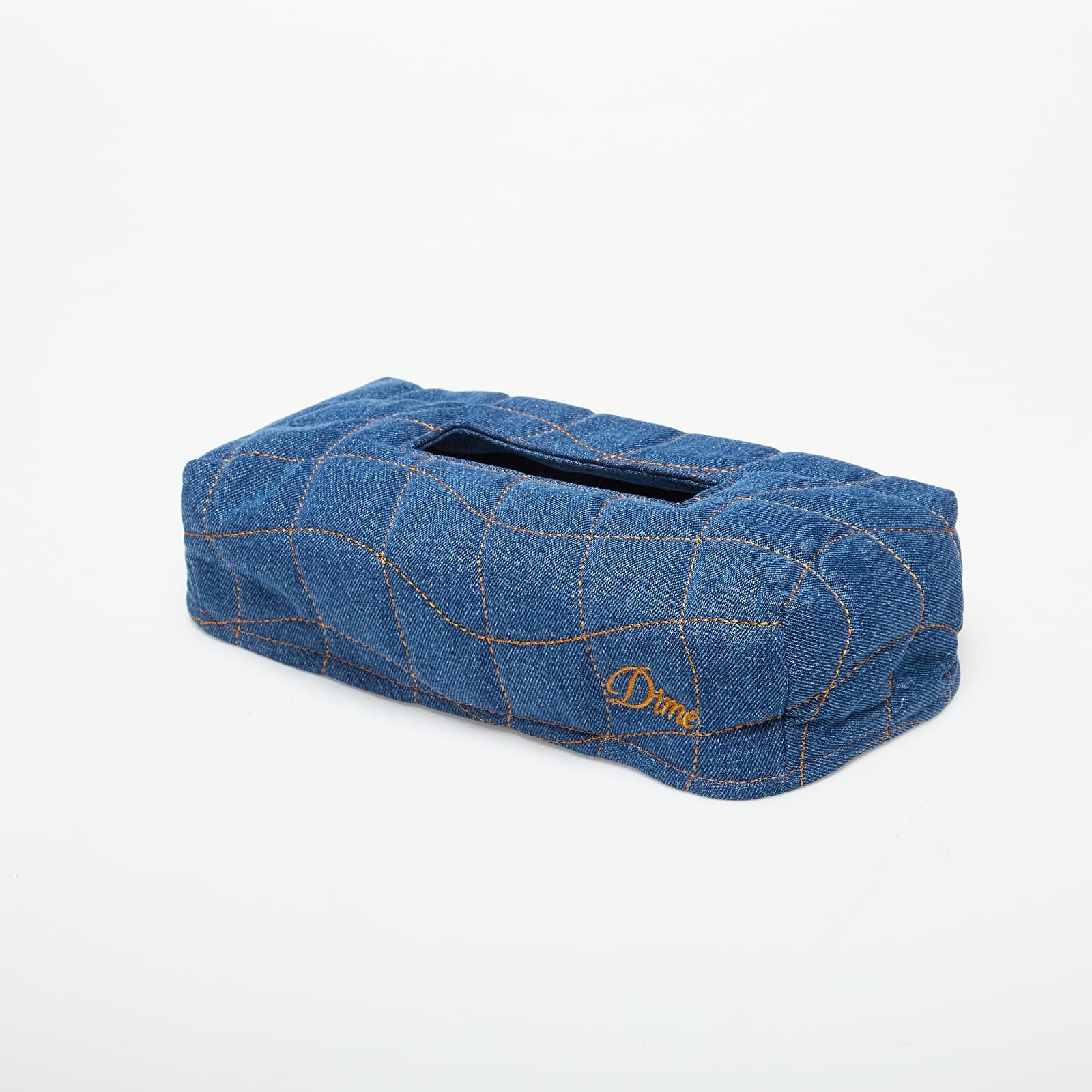 Dime Tissue Box Cover - Indigo