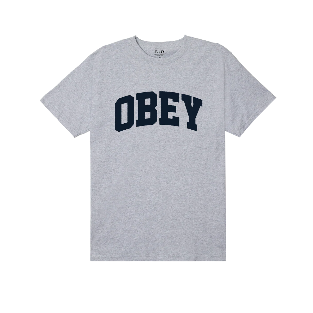 Obey Collegiate T-Shirt - Heather Grey