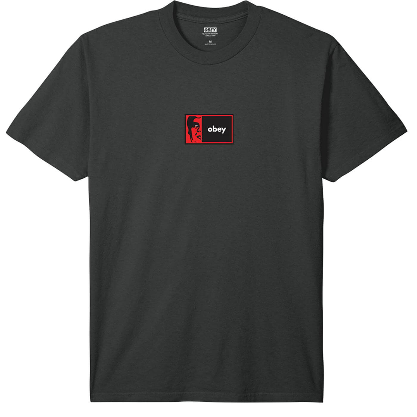 Obey Half Icon T-Shirt - Vintage Black