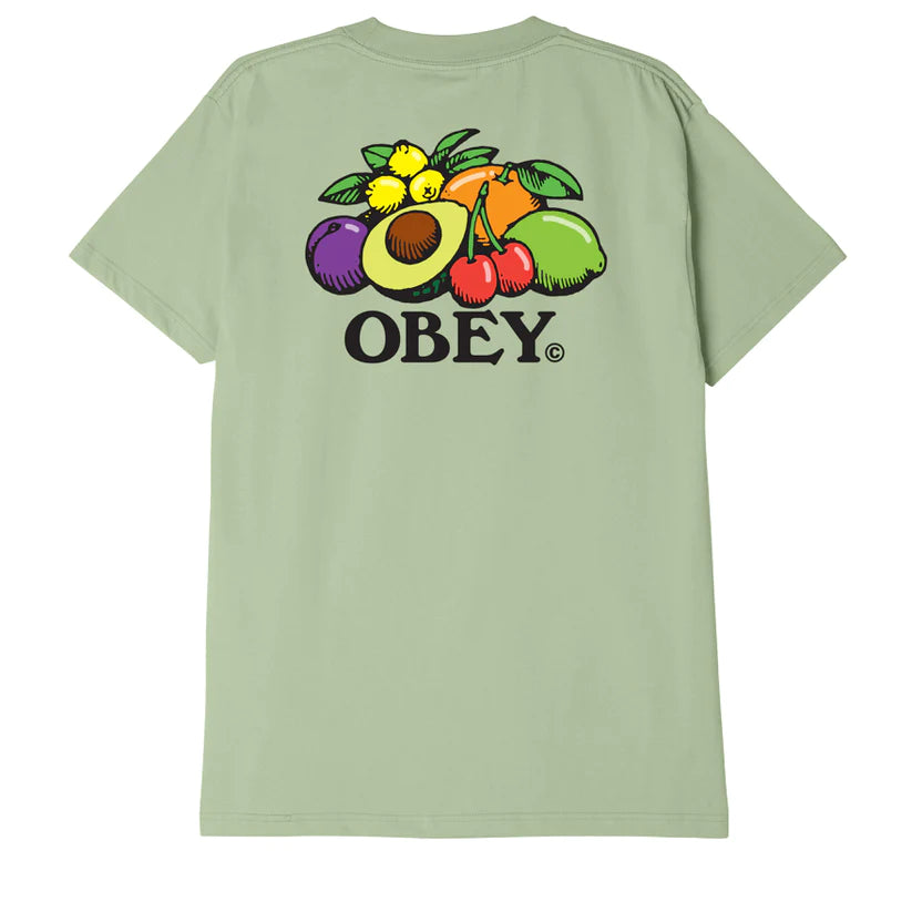 Obey Bowl of Fruit T-Shirt - Cucumber