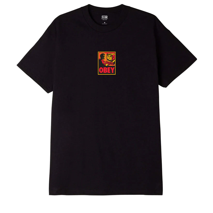 Obey Computer T-Shirt - Black