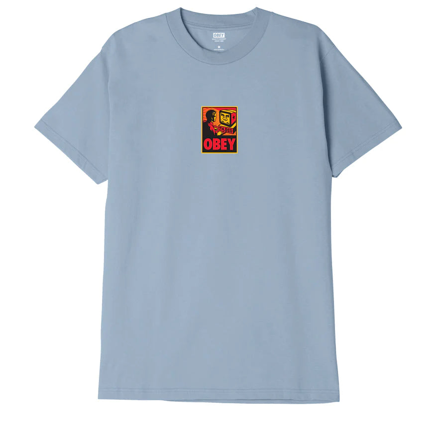 Obey Computer T-Shirt - Good Grey