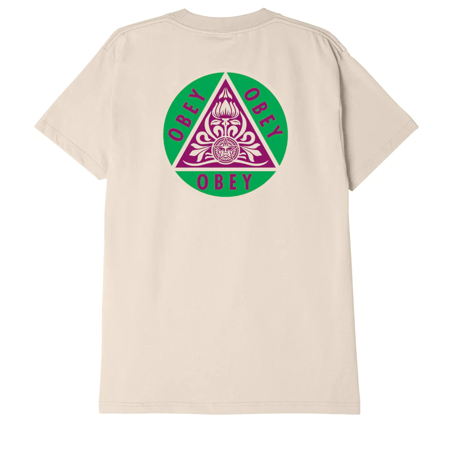 Obey Pyramid T-Shirt - Cream