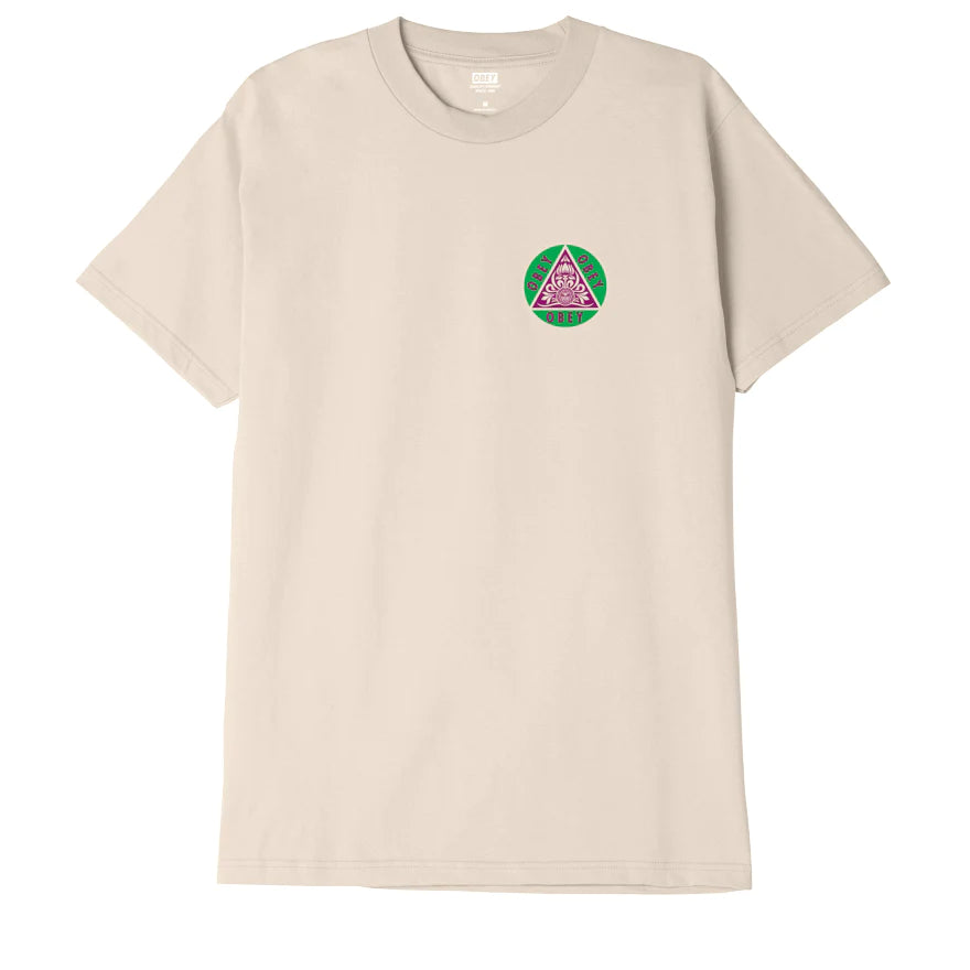 Obey Pyramid T-Shirt - Cream