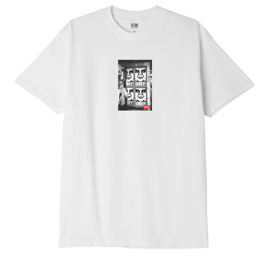 Obey Icon Photo T-Shirt - White