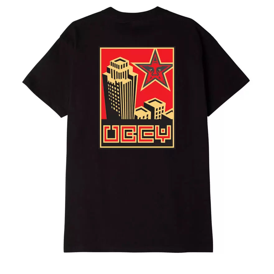 Obey Building T-Shirt - Black
