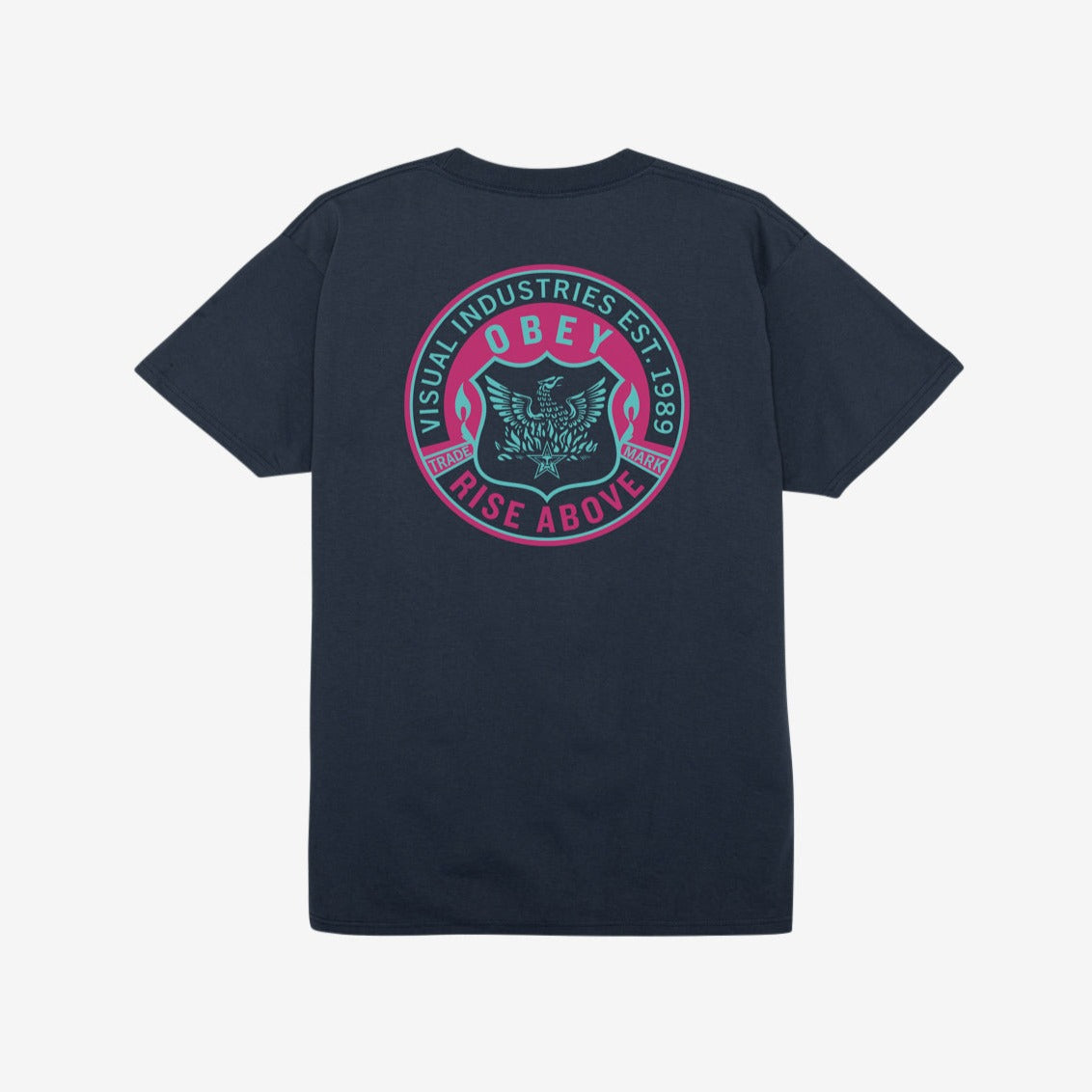 Obey Phoenix T-Shirt - Navy