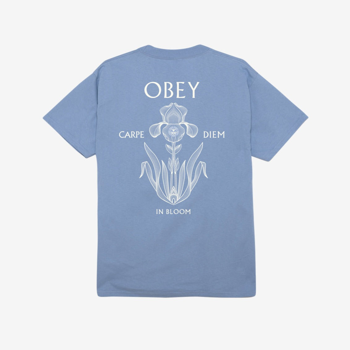 Obey Iris In Bloom T-Shirt - Digital Violet