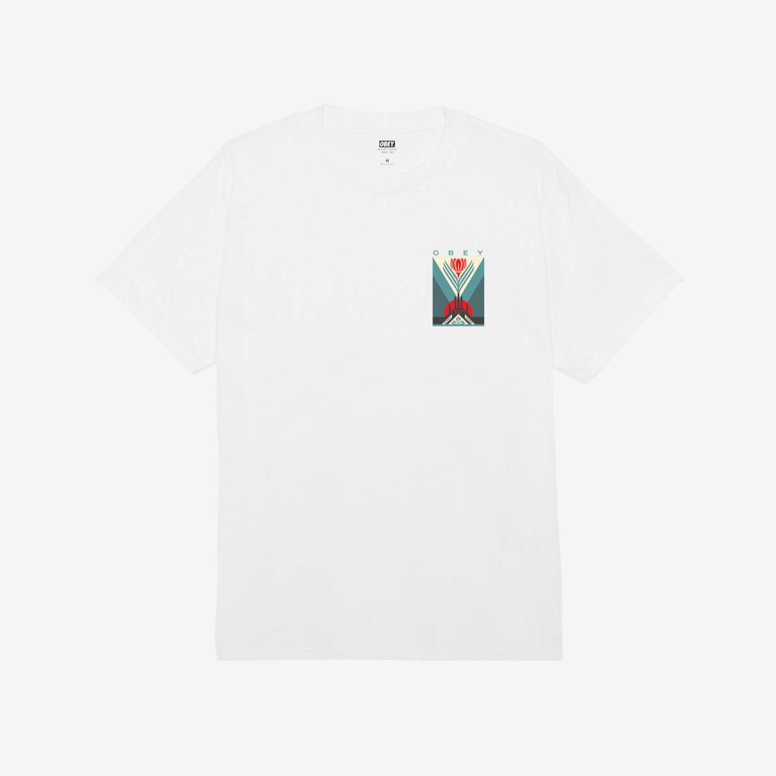 Obey Green Power Factory T-Shirt - White
