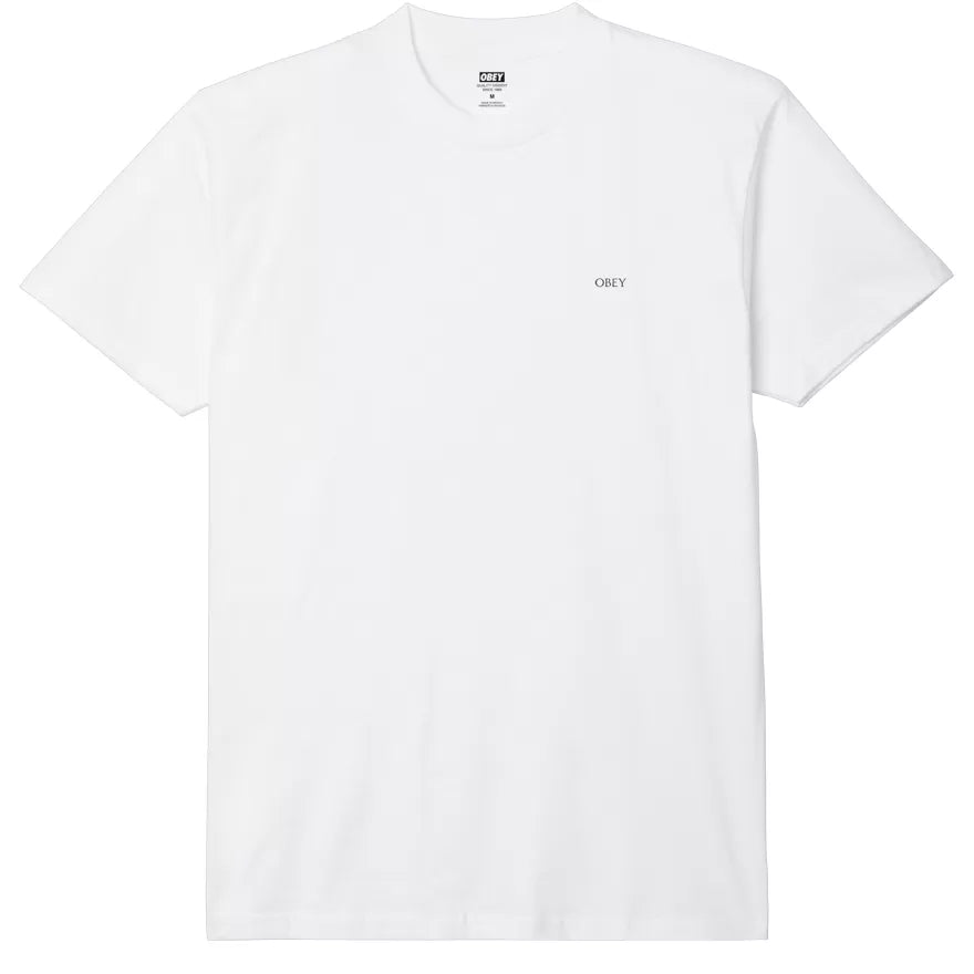Obey Ripped Icon T-Shirt - White