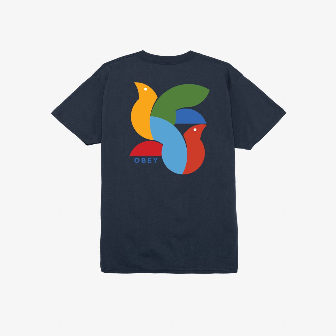 Obey Bird T-Shirt - Navy