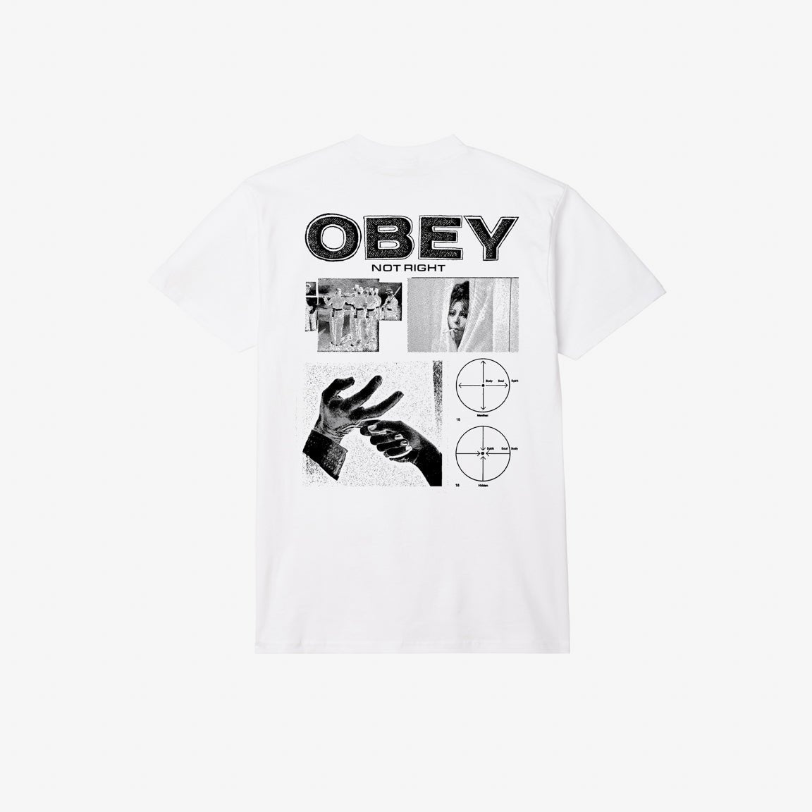 Obey Not Right T-Shirt - White