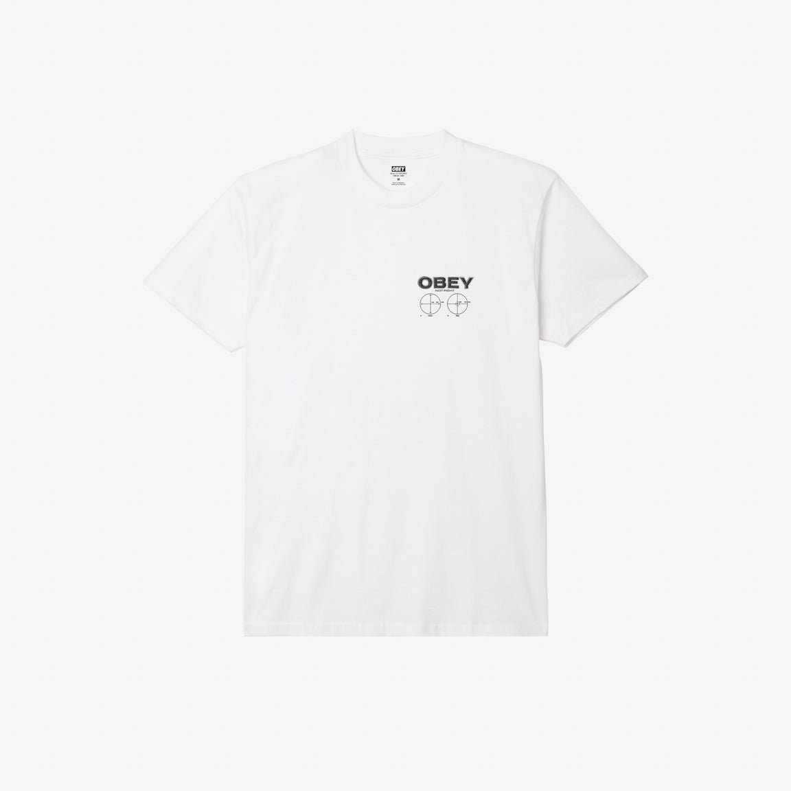 Obey Not Right T-Shirt - White
