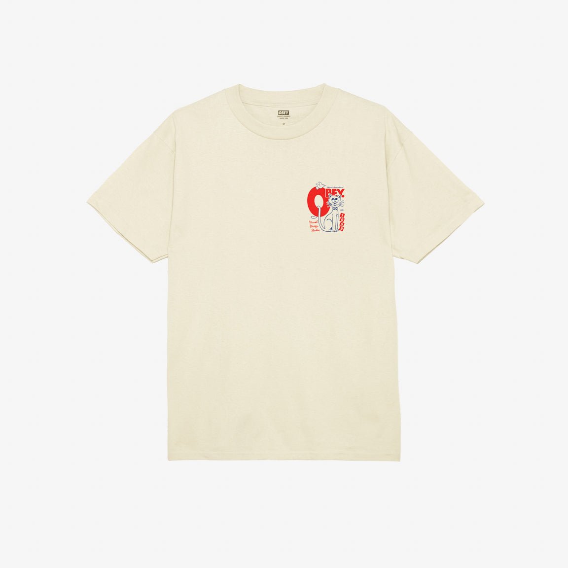 Obey Worlds Friendliest T-Shirt - Cream