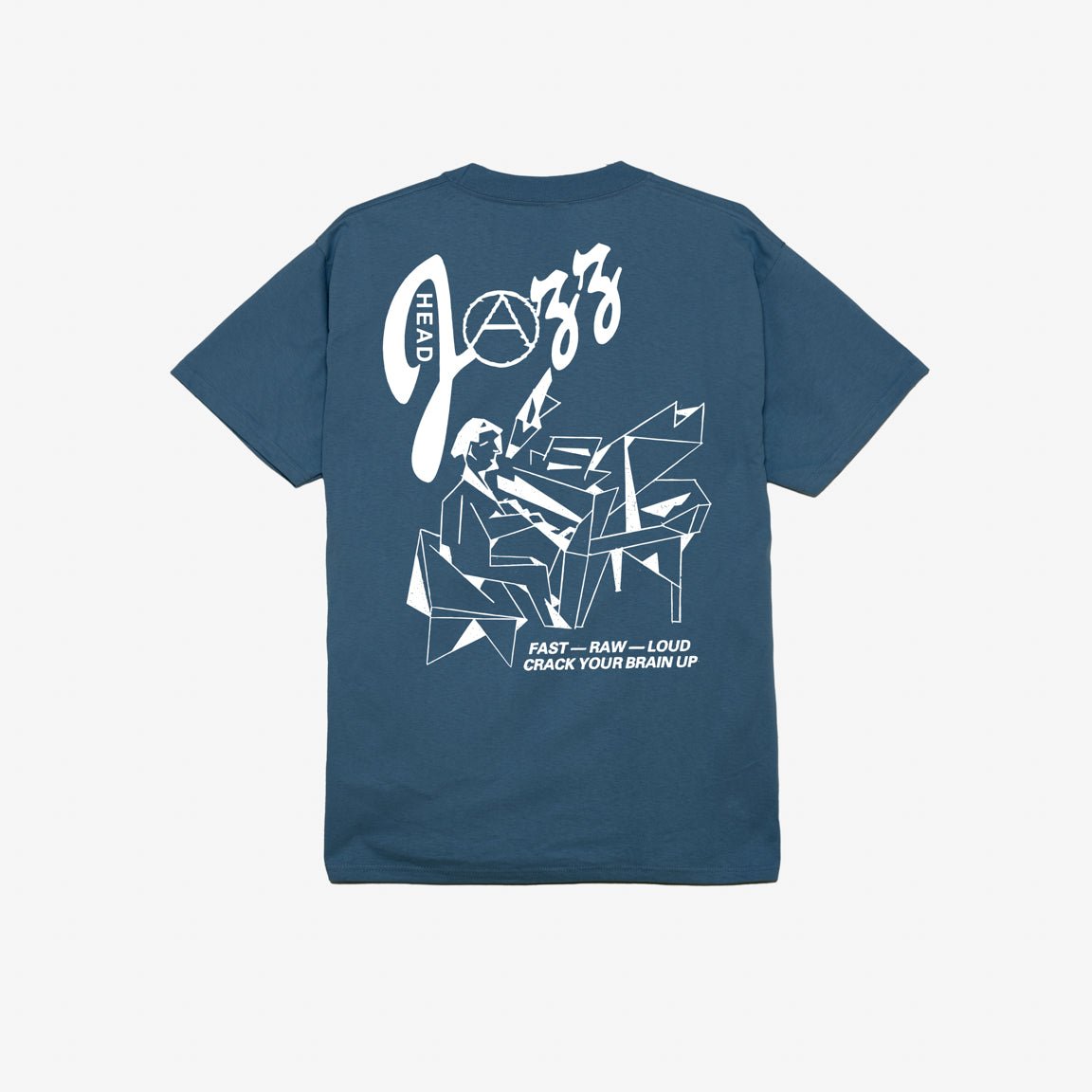 Obey Jazz Head T-Shirt - Harbour Blue