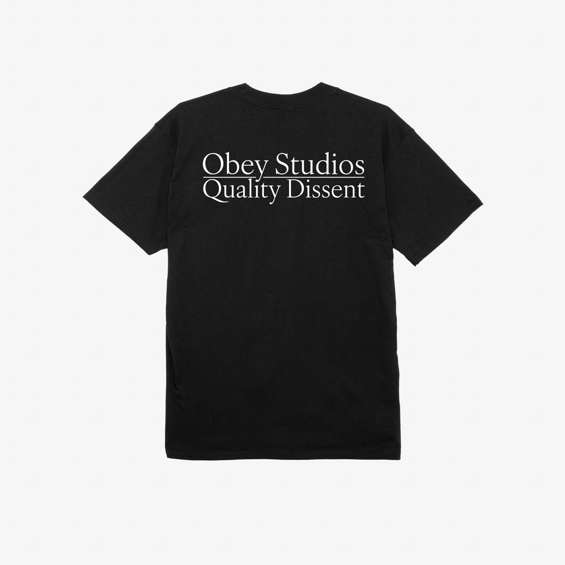 Obey Studios Quality Dissent T-Shirt - Black