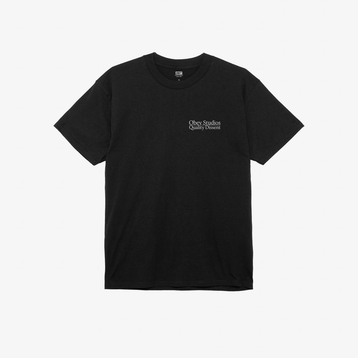 Obey Studios Quality Dissent T-Shirt - Black