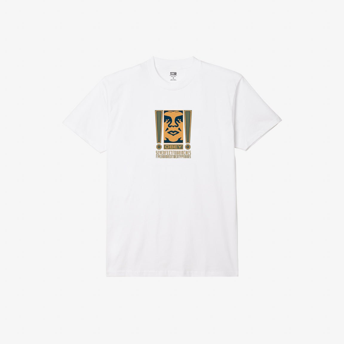 Obey Double Exclamation T-Shirt - White