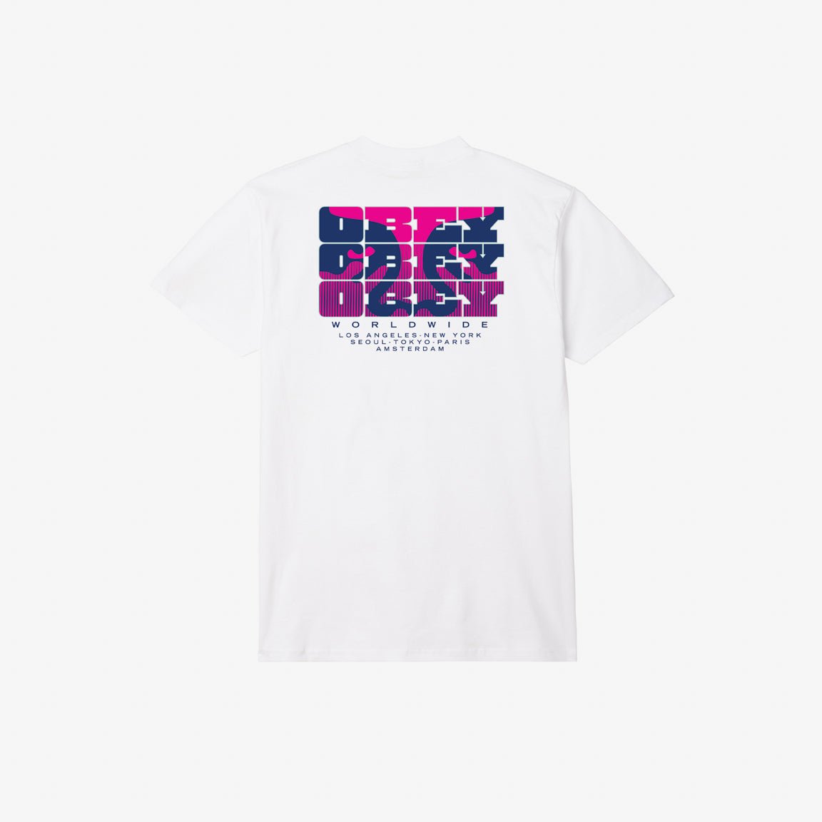 Obey Brick By Brick T-Shirt - White