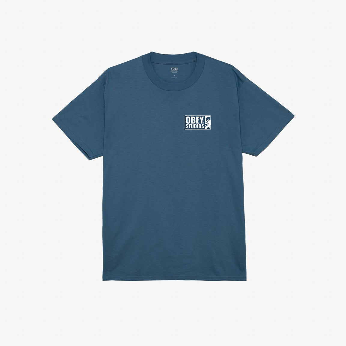 Obey Studios Icon T-Shirt - Harbour Blue