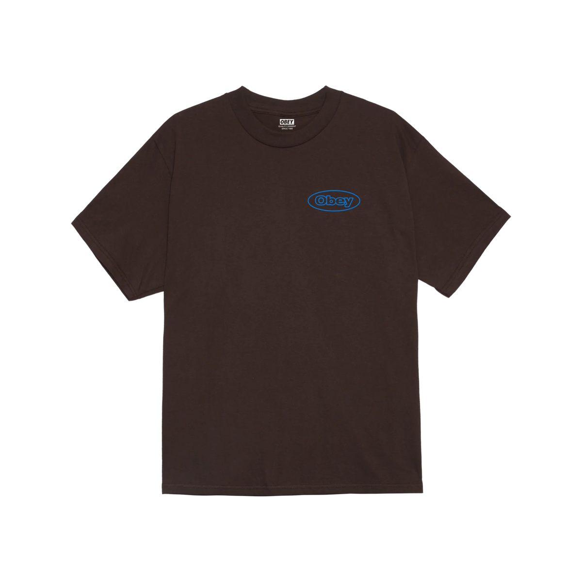 Obey Reaction T-Shirt - Java Brown
