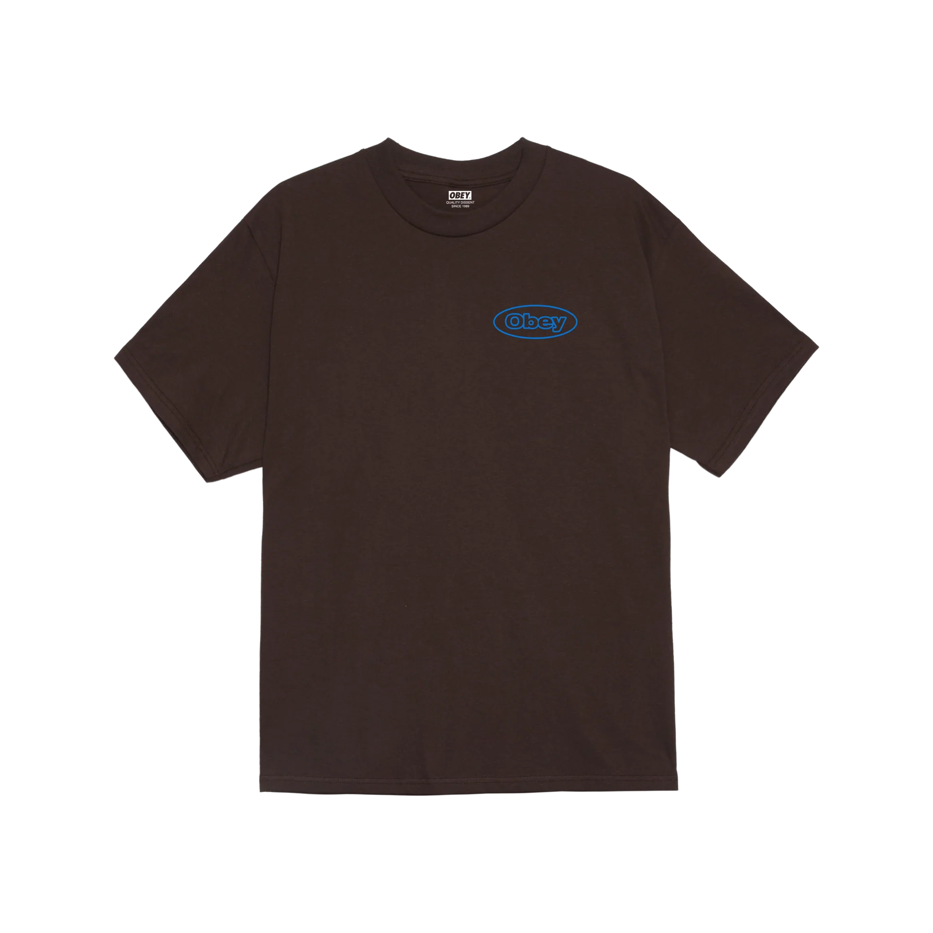 Obey Reaction T-Shirt - Java Brown